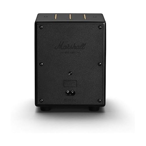 마샬 Marshall Uxbridge Home Voice Speaker with Amazon Alexa Built-In, Black