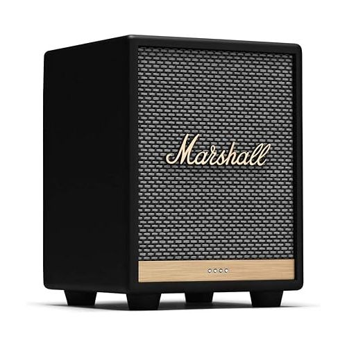 마샬 Marshall Uxbridge Home Voice Speaker with Amazon Alexa Built-In, Black