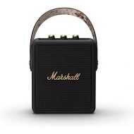 Marshall Stockwell II Portable Bluetooth Speaker, Black and Brass