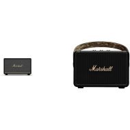 Marshall Acton III Bluetooth Home Speaker, Black & Kilburn II Bluetooth Portable Speaker - Black & Brass