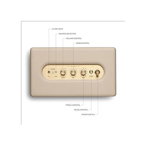 마샬 Marshall Acton III Bluetooth Home Speaker, Cream