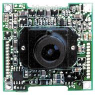 Marshall Electronics V-1205 1/3-Inch CCD Board Camera with 3.6mm f/2 Lens and Auto Iris for Low Light OEM Applications