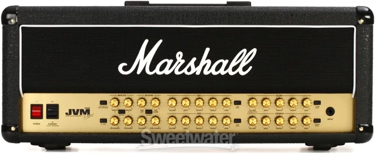 마샬 Marshall JVM410H 100-watt 4-channel Tube Head with Cover