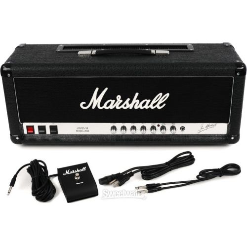 마샬 Marshall 2555X Silver Jubilee 100-watt Reissue Tube Head with Cover - Black Tolex