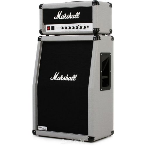 마샬 Marshall 2525H Mini Silver Jubilee and 2536A 2x12 Stack - Silver