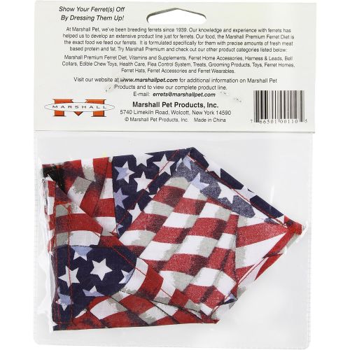 마샬 Marshall Ferret Bandanna, American Flag