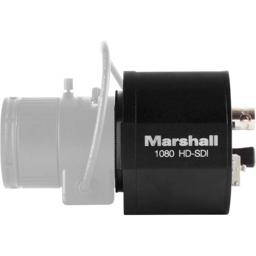 마샬 Marshall CV343-CS Compact Broadcast Full-HD (3G-SDI) POV Camera (50/60/25/30 fps) with CS Mount, 2.5 Megapixel 1/3 CMOS Sensor, 16:9 Progressive Scanning System