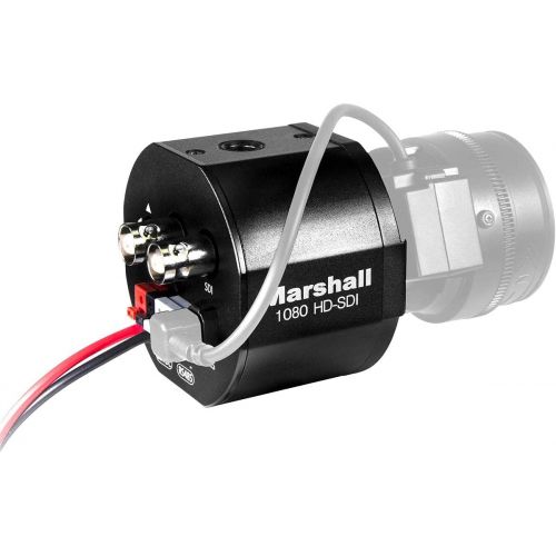 마샬 Marshall CV343-CS Compact Broadcast Full-HD (3G-SDI) POV Camera (50/60/25/30 fps) with CS Mount, 2.5 Megapixel 1/3 CMOS Sensor, 16:9 Progressive Scanning System