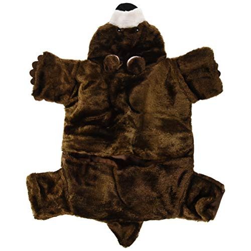 마샬 Marshall Small Animal Bear Rug, 24 by 20 Inches, Fleece Bed and Tunnel Toy for Ferrets and Other Small Pets
