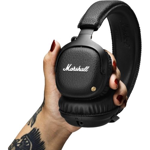 마샬 Marshall Mid Bluetooth Wireless On-Ear Headphone, Black (04091742)