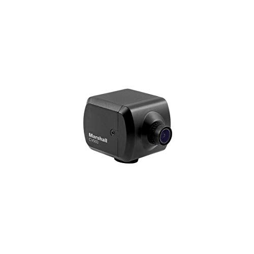 마샬 Marshall Electronics CV503 Full HD Miniature Camera with M12 Mount and Interchangeable 3.6mm Lens (72 AOV), 1920x1080p at 60 fps, 3G/HD-SDI Output