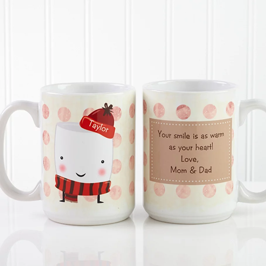 Marshmallow 15 oz. Coffee Mug in White