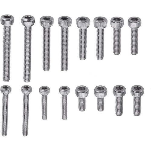  Marsrut 50pcs/set universal Turntable Headshell Cartridge Mounting Kit Stainless Steel Bolts Hex Socket Head Screws Nuts Set with mixed boxed.