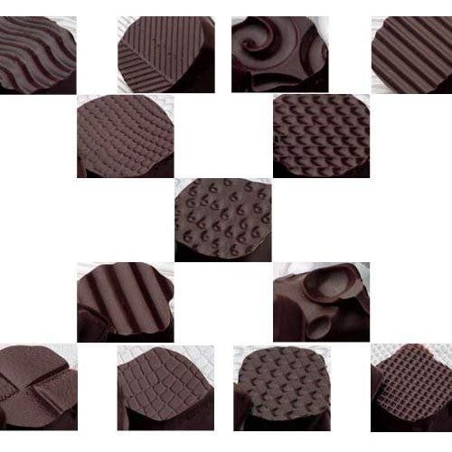  Martellato Chocolate Texture Sheets, Assorted 13 Different Designs, 1 of Each