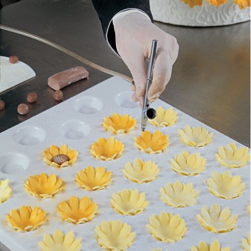  Martellato Kit for Shaping Edible Flowers, with Cutting Sheet of 8-Petal Flower