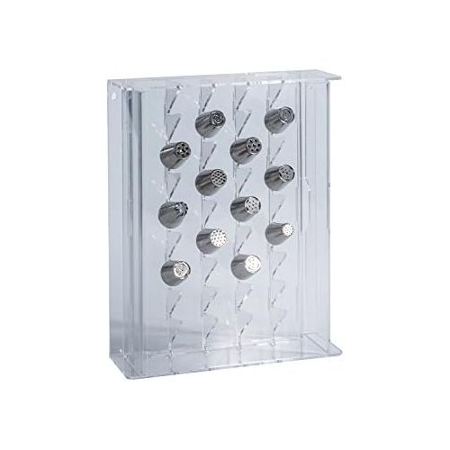  Martellato Clear Plexiglass Display Holder Stand for 32 Pastry Tubes (Not Included)