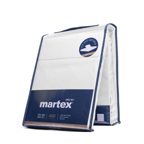  Martex 400-Thread-Count Split King Sheet Set