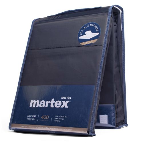  Martex 400-Thread-Count Split King Sheet Set