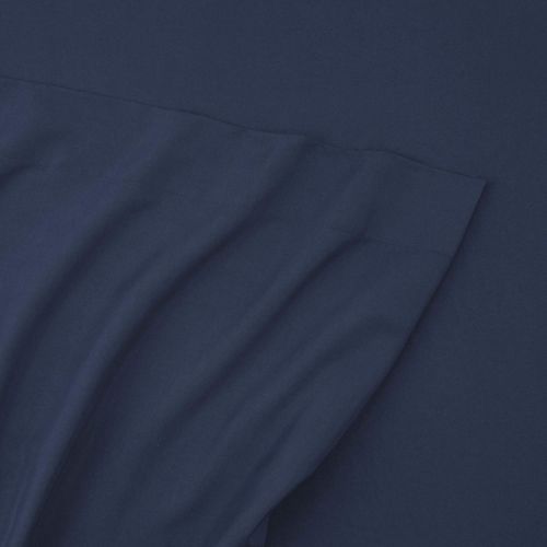  Martex 2000 Series Ultra-Soft Hemstitched Sheet Set, King, Navy