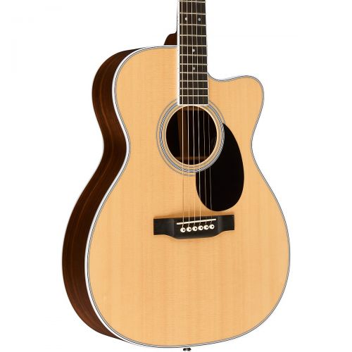  Martin},description:A narrow waist, small bodied guitar that produces a remarkable full sound, the Standard Series OMC-35E Orchestra Model Acoustic-Electric Guitar is a must-have f