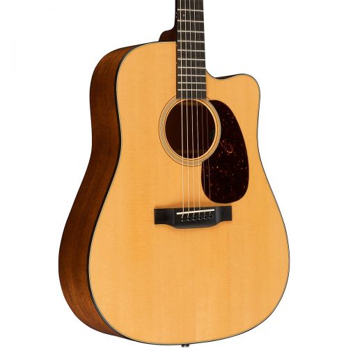  Martin},description:The warm tones of the genuine mahogany back and sides, combined with a Sitka spruce top, make this Martin Standard Series DC-18E Dreadnought Acoustic-Electric G