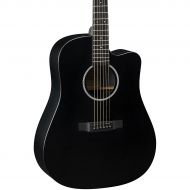 Martin},description:Part of Martins X Series, the DXAE is a 14-fret non-cutaway dreadnought acoustic-electric model featuring a Jett black HPL top with scalloped X bracing, and Jet