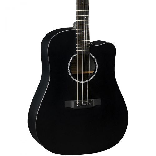  Martin},description:Part of Martins X Series, the DXAE is a 14-fret non-cutaway dreadnought acoustic-electric model featuring a Jett black HPL top with scalloped X bracing, and Jet