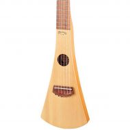 Martin},description:Dont let its diminutive size fool you. The Backpacker Nylon String Left-Handed acoustic guitar has a braced, solid tonewood top with a solid mahogany neck,