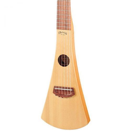  Martin},description:Dont let its diminutive size fool you. A braced, solid tonewood top with a solid mahogany neck, back, and sides gives this cool little guitar a surprisingly ric