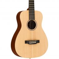Martin},description:While the LX1E Little Martin is their smallest guitar, it is very big on tone, quality and versatility. The LX1E is an acoustic-electric model constructed of a