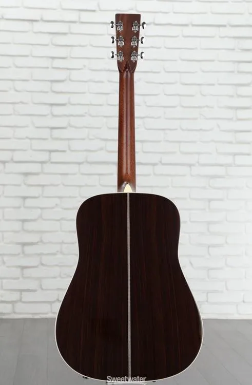  Martin Sweetwater Select 28 Style Herringbone Dreadnought Acoustic Guitar with Modified V Neck and Adirondack Top