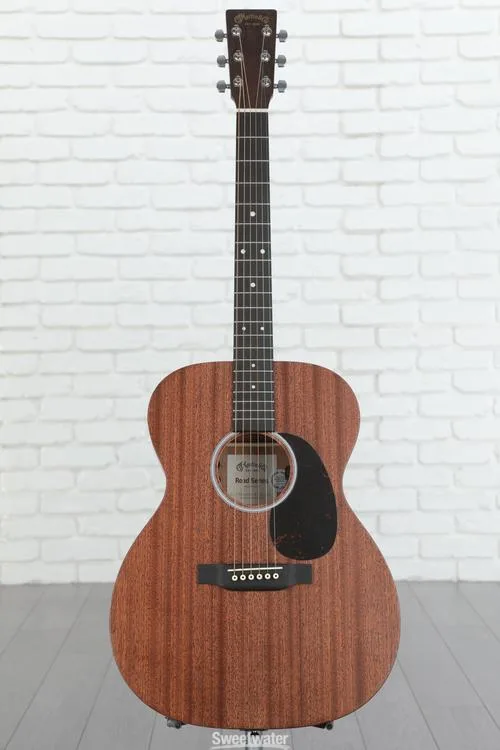  Martin 000-10E Acoustic-Electric Guitar - Natural Satin Sapele