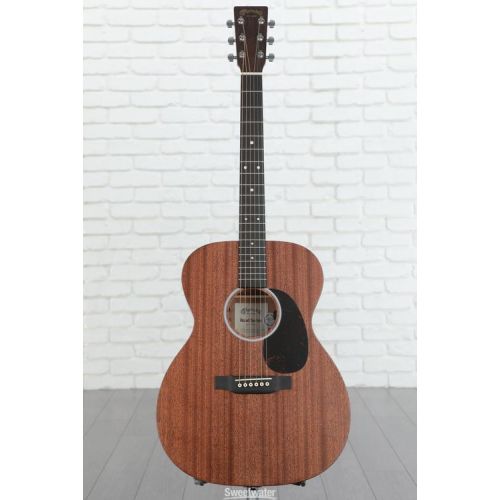  Martin 000-10E Acoustic-Electric Guitar - Natural Satin Sapele