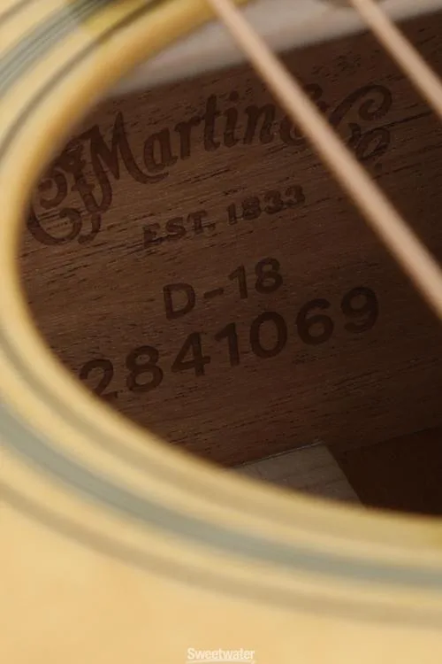  Martin D-18 Acoustic Guitar - Natural