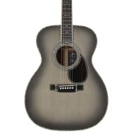 Martin OM-45 John Mayer Platinum Anniversary Acoustic Guitar - Platinum Gray Burst Top with Platinum Gray Toner Back & Sides