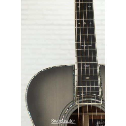  Martin OM-45 John Mayer Platinum Anniversary Acoustic Guitar - Platinum Gray Burst Top with Platinum Gray Toner Back & Sides
