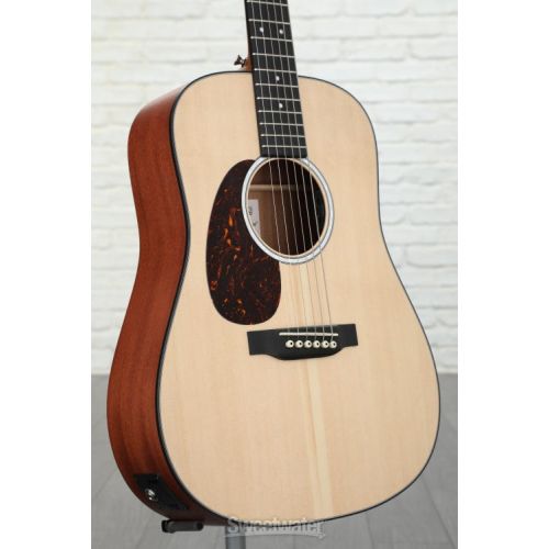  Martin D Jr-10E Left-Handed Acoustic-electric Guitar - Natural Spruce