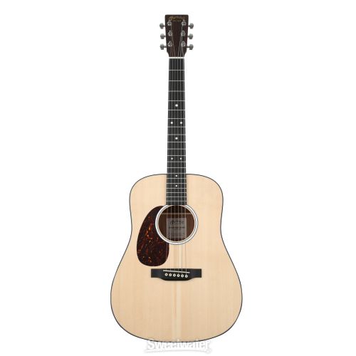  Martin D Jr-10E Left-Handed Acoustic-electric Guitar - Natural Spruce