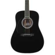 Martin D-35 Johnny Cash Left-Handed Acoustic Guitar - Black