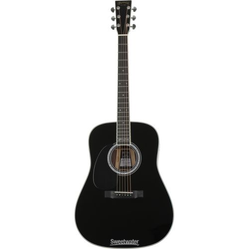  Martin D-35 Johnny Cash Left-Handed Acoustic Guitar - Black