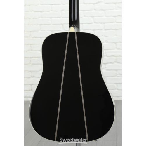  Martin D-35 Johnny Cash Left-Handed Acoustic Guitar - Black