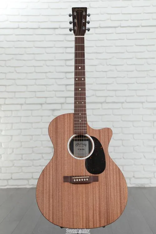  Martin GPC-X2E Grand Performance Acoustic-Electric Guitar - Natural Macassar