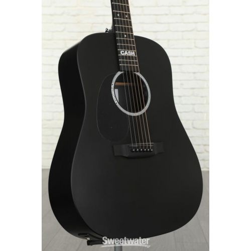  Martin DX Johnny Cash Left-Handed - Jett Black