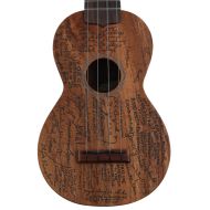 Martin Konter Soprano Left-Handed Ukulele - Flamed Koa