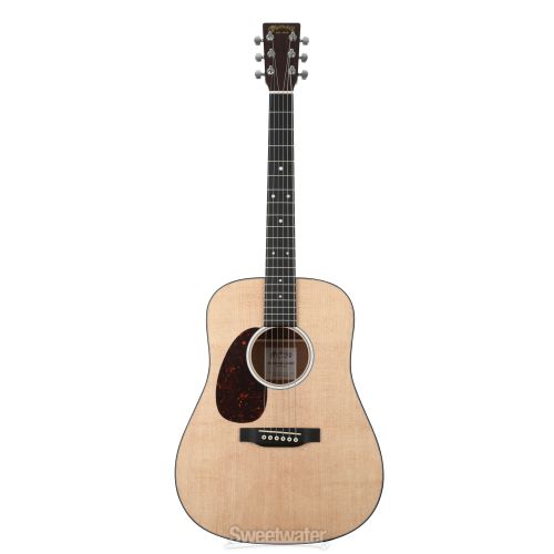  Martin D Jr-10 Left-Handed Acoustic Guitar - Natural Spruce