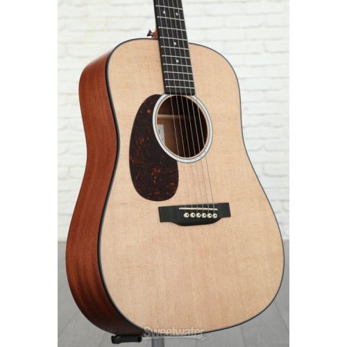  Martin D Jr-10 Left-Handed Acoustic Guitar - Natural Spruce