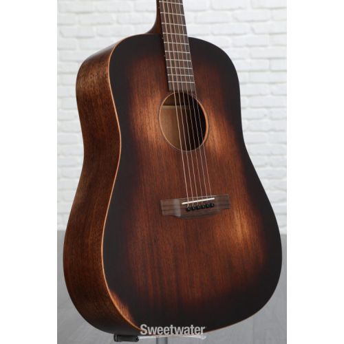  Martin D-15M StreetMaster Acoustic Guitar - Mahogany Burst