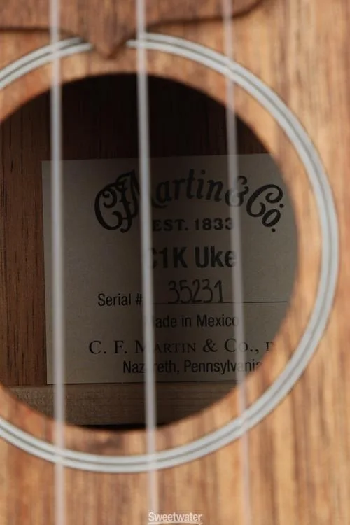  Martin C1K Concert Ukulele - Natural