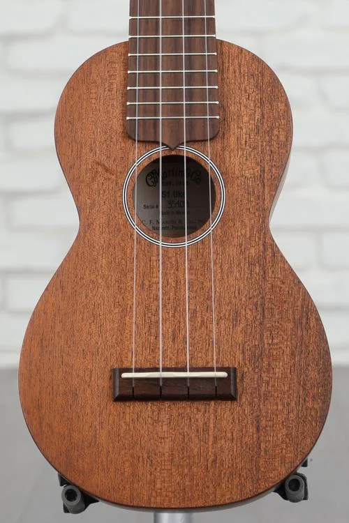  Martin S1 Soprano Ukulele - Natural Mahogany