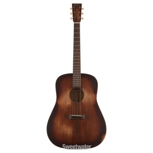  Martin D-15M StreetMaster Left-Handed Acoustic Guitar - Mahogany Burst